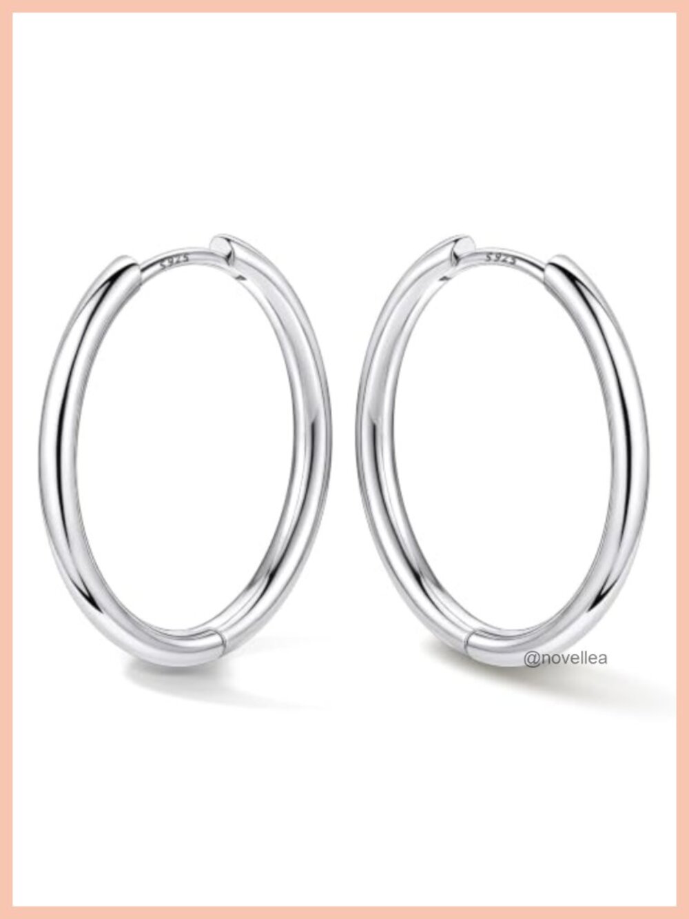 Sterling Silver Post Small Hoop Earrings Set Multi Sizes Huggies